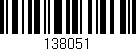 Código de barras (EAN, GTIN, SKU, ISBN): '138051'