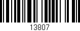 Código de barras (EAN, GTIN, SKU, ISBN): '13807'