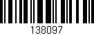 Código de barras (EAN, GTIN, SKU, ISBN): '138097'