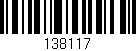 Código de barras (EAN, GTIN, SKU, ISBN): '138117'