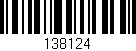 Código de barras (EAN, GTIN, SKU, ISBN): '138124'