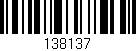 Código de barras (EAN, GTIN, SKU, ISBN): '138137'