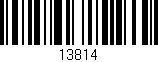 Código de barras (EAN, GTIN, SKU, ISBN): '13814'