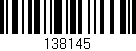 Código de barras (EAN, GTIN, SKU, ISBN): '138145'
