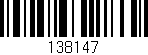 Código de barras (EAN, GTIN, SKU, ISBN): '138147'