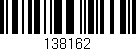 Código de barras (EAN, GTIN, SKU, ISBN): '138162'