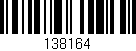 Código de barras (EAN, GTIN, SKU, ISBN): '138164'