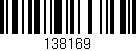 Código de barras (EAN, GTIN, SKU, ISBN): '138169'
