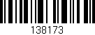 Código de barras (EAN, GTIN, SKU, ISBN): '138173'