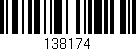 Código de barras (EAN, GTIN, SKU, ISBN): '138174'