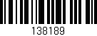 Código de barras (EAN, GTIN, SKU, ISBN): '138189'