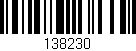 Código de barras (EAN, GTIN, SKU, ISBN): '138230'