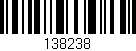 Código de barras (EAN, GTIN, SKU, ISBN): '138238'