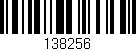 Código de barras (EAN, GTIN, SKU, ISBN): '138256'
