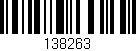Código de barras (EAN, GTIN, SKU, ISBN): '138263'