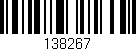Código de barras (EAN, GTIN, SKU, ISBN): '138267'
