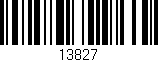 Código de barras (EAN, GTIN, SKU, ISBN): '13827'
