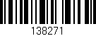 Código de barras (EAN, GTIN, SKU, ISBN): '138271'