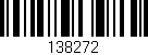 Código de barras (EAN, GTIN, SKU, ISBN): '138272'