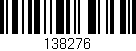 Código de barras (EAN, GTIN, SKU, ISBN): '138276'