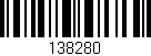 Código de barras (EAN, GTIN, SKU, ISBN): '138280'