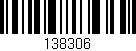 Código de barras (EAN, GTIN, SKU, ISBN): '138306'
