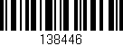 Código de barras (EAN, GTIN, SKU, ISBN): '138446'