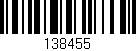 Código de barras (EAN, GTIN, SKU, ISBN): '138455'