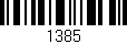 Código de barras (EAN, GTIN, SKU, ISBN): '1385'