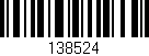 Código de barras (EAN, GTIN, SKU, ISBN): '138524'