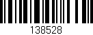 Código de barras (EAN, GTIN, SKU, ISBN): '138528'