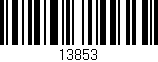 Código de barras (EAN, GTIN, SKU, ISBN): '13853'