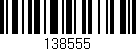 Código de barras (EAN, GTIN, SKU, ISBN): '138555'