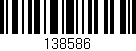 Código de barras (EAN, GTIN, SKU, ISBN): '138586'