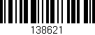 Código de barras (EAN, GTIN, SKU, ISBN): '138621'