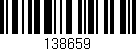 Código de barras (EAN, GTIN, SKU, ISBN): '138659'
