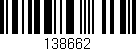 Código de barras (EAN, GTIN, SKU, ISBN): '138662'