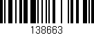Código de barras (EAN, GTIN, SKU, ISBN): '138663'