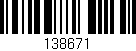 Código de barras (EAN, GTIN, SKU, ISBN): '138671'