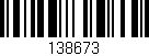 Código de barras (EAN, GTIN, SKU, ISBN): '138673'