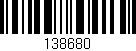 Código de barras (EAN, GTIN, SKU, ISBN): '138680'
