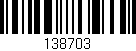 Código de barras (EAN, GTIN, SKU, ISBN): '138703'