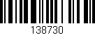 Código de barras (EAN, GTIN, SKU, ISBN): '138730'