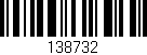 Código de barras (EAN, GTIN, SKU, ISBN): '138732'