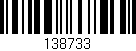 Código de barras (EAN, GTIN, SKU, ISBN): '138733'
