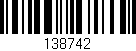 Código de barras (EAN, GTIN, SKU, ISBN): '138742'