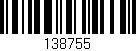 Código de barras (EAN, GTIN, SKU, ISBN): '138755'
