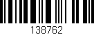Código de barras (EAN, GTIN, SKU, ISBN): '138762'