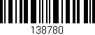 Código de barras (EAN, GTIN, SKU, ISBN): '138780'