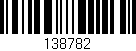 Código de barras (EAN, GTIN, SKU, ISBN): '138782'